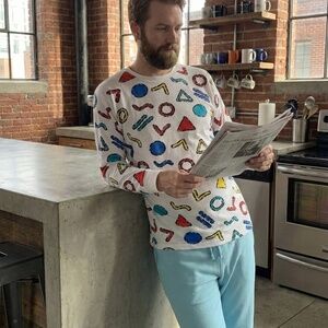 Herring Deep Graphic Print Long Sleeve Crew